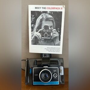 Vintage Polaroid Colorpack II Land Camera 1969-1972/100 Instant Pack Film
